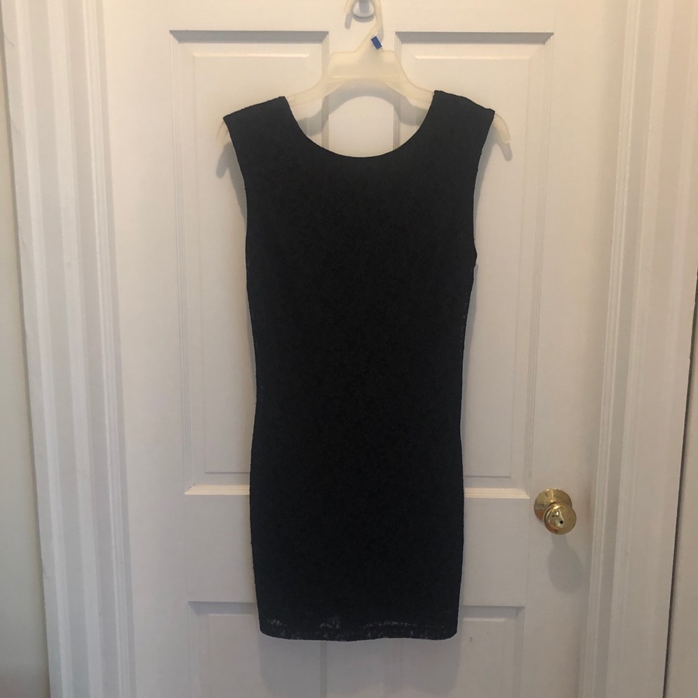 Lace black dress